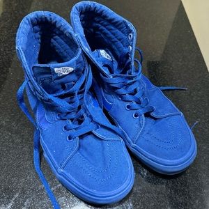 Vans Off-The-Wall Hightops BLUE Size  // 7.5 Men’s   //   9 Women’s